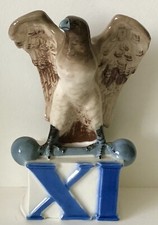 Vtg  Royal Dux Porcelain Eagle XI Czechoslovakia Commemorative Statue Figurine
