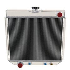 Fits Ford Mustangfalcontorinofairlane V8 1966-1970 4rows Aluminum Radiator