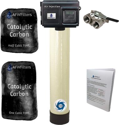 AFWFilters Air Injection Gold 15 with Fleck 2510SXT Vortech Tank and 1''...