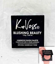K Voss Blushing Beauty Luminous Blush Palette "ROSY PINK", GOTU KOLA LILAC THYME