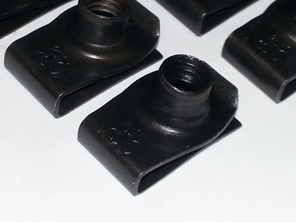 NOSR GM Body Fender Frame Grille Valance 1/4-20 Bolt U Clip Panel - Foto 10