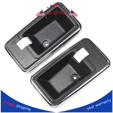 Door Handle Style Interior Bezel Cup Set For 75-80 81 Firebird Trans Am & Camaro