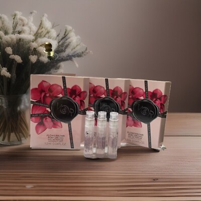 3x Viktor Rolf Flower Bomb Ruby Orchid Eau De Parfum EDP | 1.2mL Sample Vials!