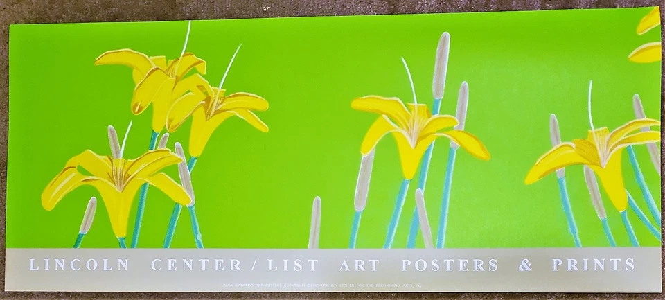 ALEX KATZ Still Life DAY LILIES Original SERIGRAPH Lincoln Center VERA LIST Ltd - Image 3 of 3