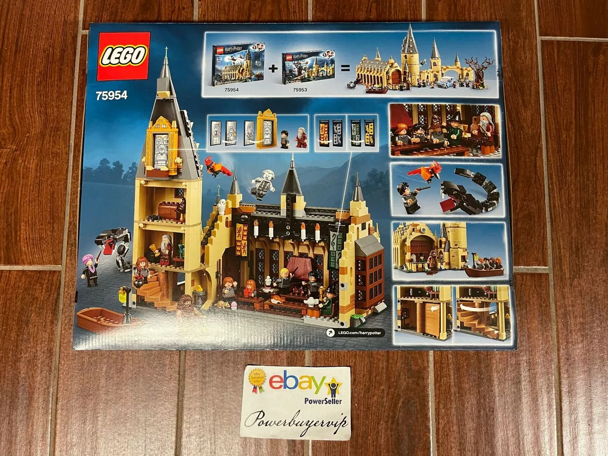 Lego Harry Potter 75954 Wizarding World Hogwarts Great Hall 878Pcs For  Teens NEW