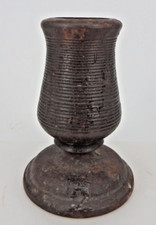 Pyrog&egrave;ner Tisch-Streichholzbeh&auml;lter Eisen geschmiedet 930 gr. um 1850 (99741)
