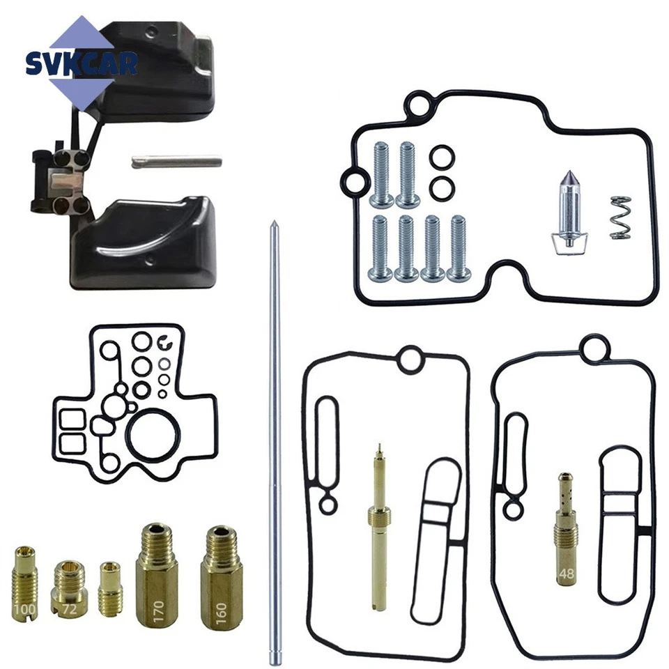 Kit de reparación de carburador para Honda CRF250R CRF250X CRF450R CRF450X reconstrucción de junta Foto 4 de 4