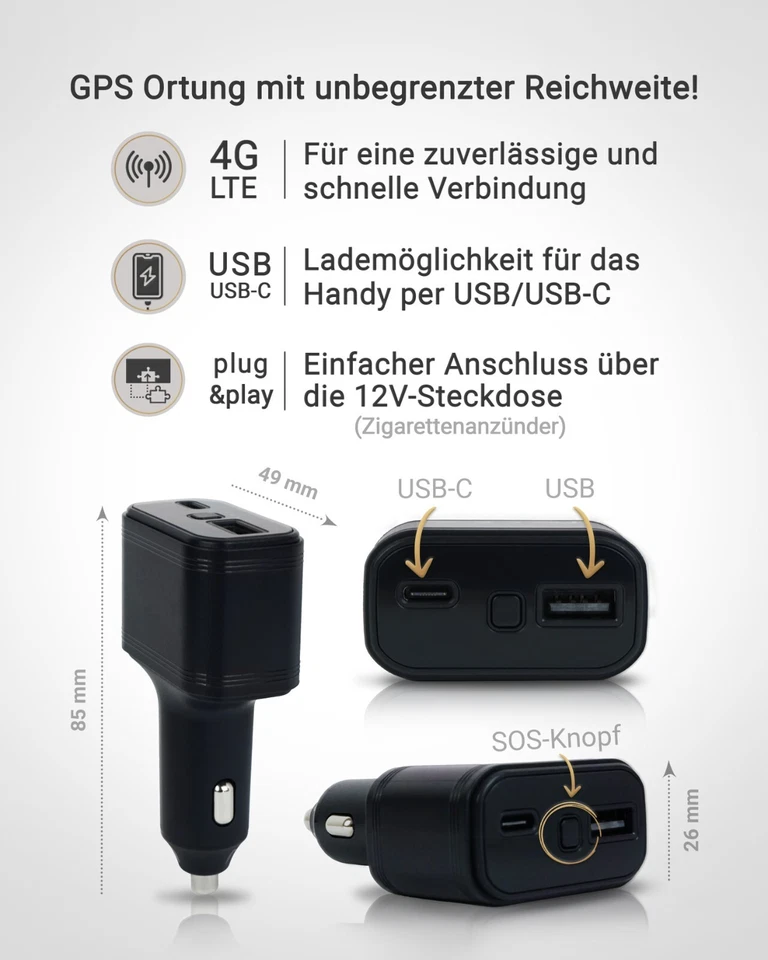 PAJ GPS USB Finder 4G - mini GPS Tracker für Autos, Fahrzeuge & LKW's - Bild 4 von 4