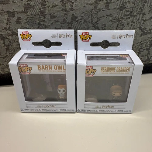 Funko Bitty Pop Deluxe Harry Potter Barn Owl & Hermione Granger Vinyl Figures