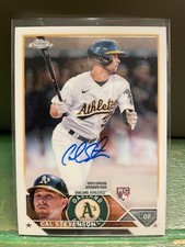 2023 Topps Chrome Cal Stevenson Auto RC Oakland #RA-CST