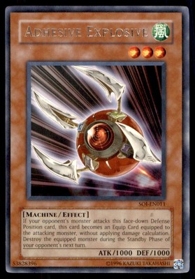 Yu-Gi-Oh! Adhesive Explosive #SOI-EN011 Light Play