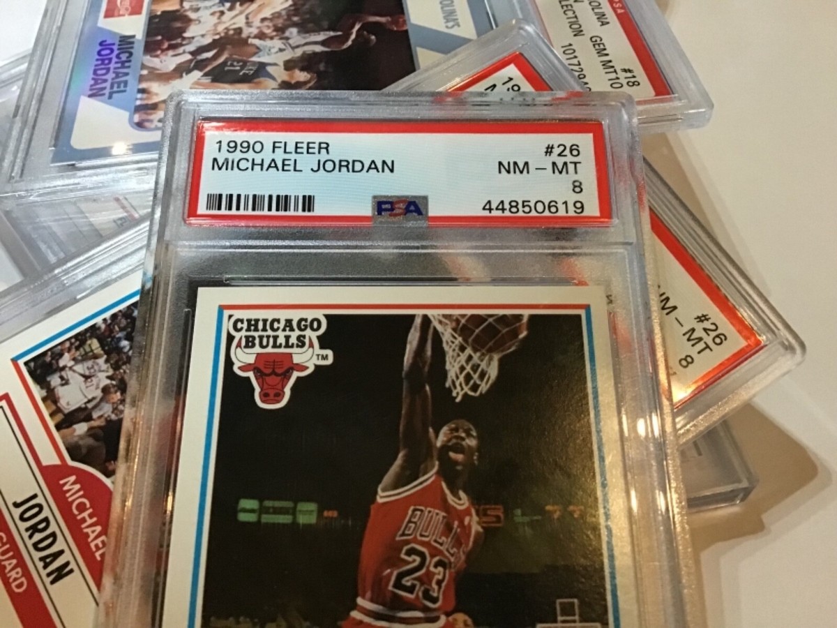 【PSA鑑定付き直筆サイン】1990 FLEER Ｗ．クラーク／Ｋ．ミッチェル Amazon.com: Michael Jordan 1990 Fleer Basketball Card #26