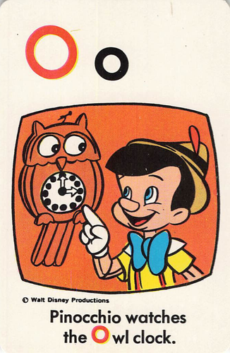 Vintage WALT DISNEY’S PINOCCHIO Edu-Card RUMMY GAME - Foto 6 di 9