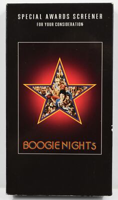 Boogie Nights 1997 FYC Screener VHS Mark Wahlberg Julianne Moore Burt Reynolds