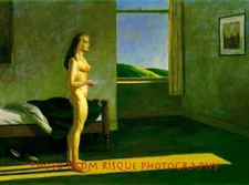 Woman in a Patch of Sunlight 8.5x11" Photo Print Edward Hopper American Fine Art
