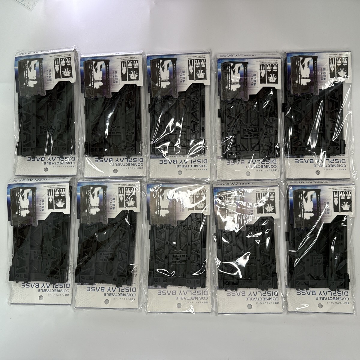 Gundam Display Base Connectible 17cm/6.6in ×10 -DAISO- From Japan