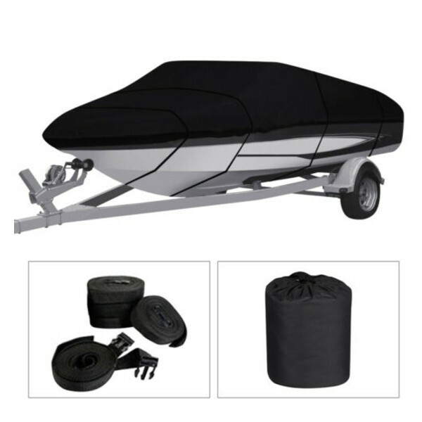 Boat Cover 15 ft Boat Fishing 14 16 Foot Runabouts Winter Waterproof