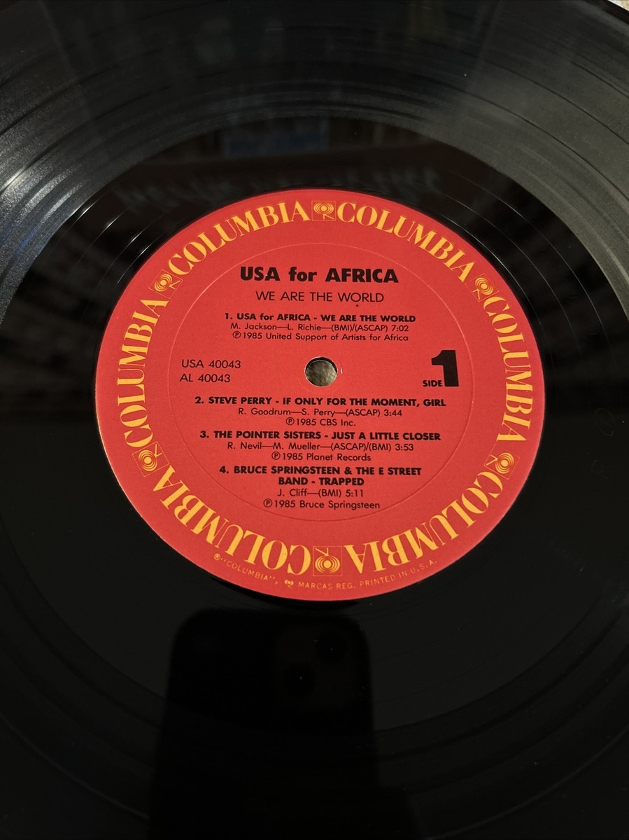 レコード　USA for africa USA For Africa – We Are The World ~ NM/VG+, Inlay: VG