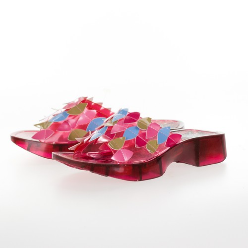 New NWT Cakewalk Kids Jelly Sandals Slip-on Flip Flop Girls Shoes Pink Sz 31/12 - Picture 2 of 5