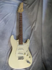 Unbranded Stratocaster Clone Electric Guitar Ivory Color