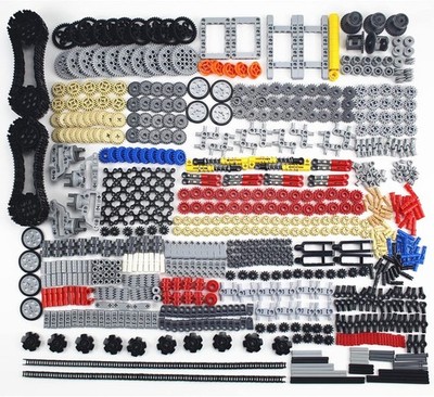 1533 Pcs Technical Parts Building Block Set Gears Axles Wheels Connector MOC Kit