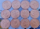 Complete Set of 12 - 1 oz. ZOMBIE ZODIAC Series .999 fine copper rounds