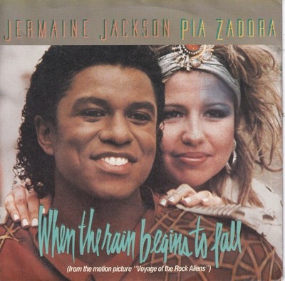 -1951- J. Jackson & P. Zadora - When The Rain Begins To Fall -7''-Single - vg+