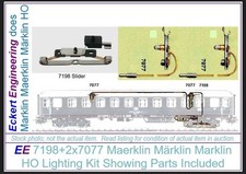 NEW M rklin HO 7198 2x 7077 Lighting Kit for Coaches