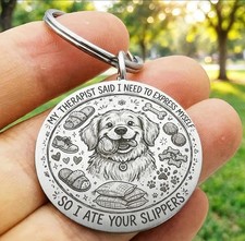 Dog Puppy Pet Animal Kitty Hot Funny Stainless Keychain Art Joke Family Sweet