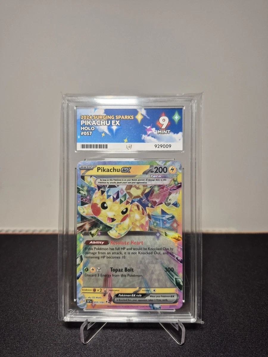 Pikachu Pokémon TCG Grade 9 Individual Collectable Card Game Cards