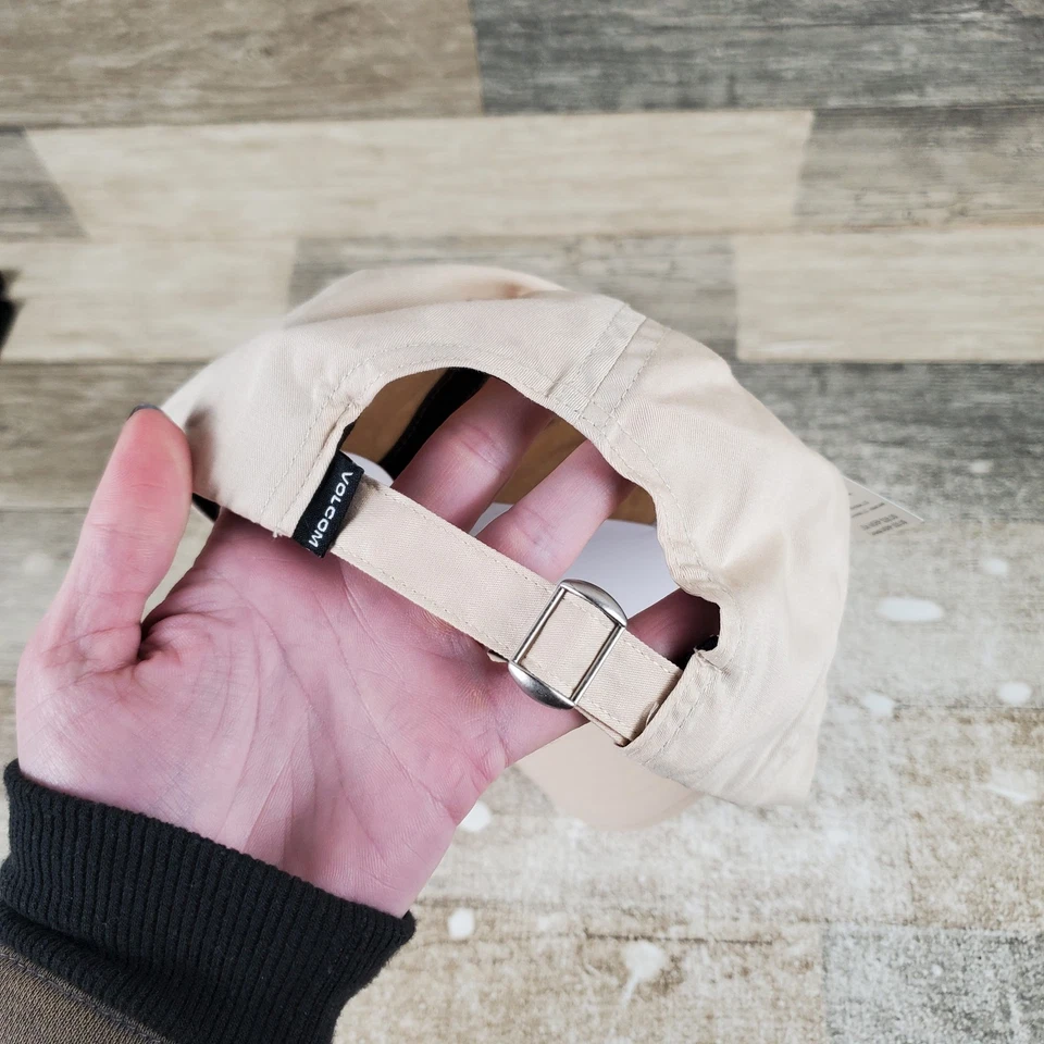 Volcom Strapback Hat Adult One Size Adjustable Dad Cap Cotton Stone Logo - Image 3 of 4