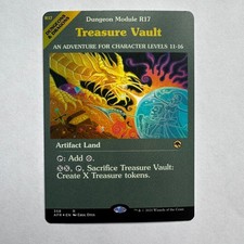 Treasure Vault (Dungeon Module) 358 NM Foil R Adventures in Forgotten Realms MTG