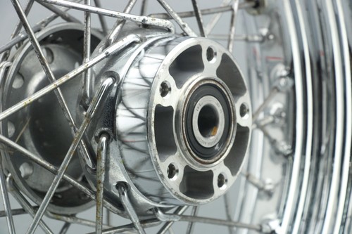 2005 Harley Softail Front 16" x 3.00" Front Wheel Rim SPOKE CHROME 3/4" #4069 - Picture 5 of 17