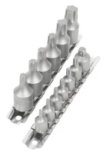 Performance Tool W1313 15 Piece 3/8 Inch & 1/4 Inch Drive Star Bit