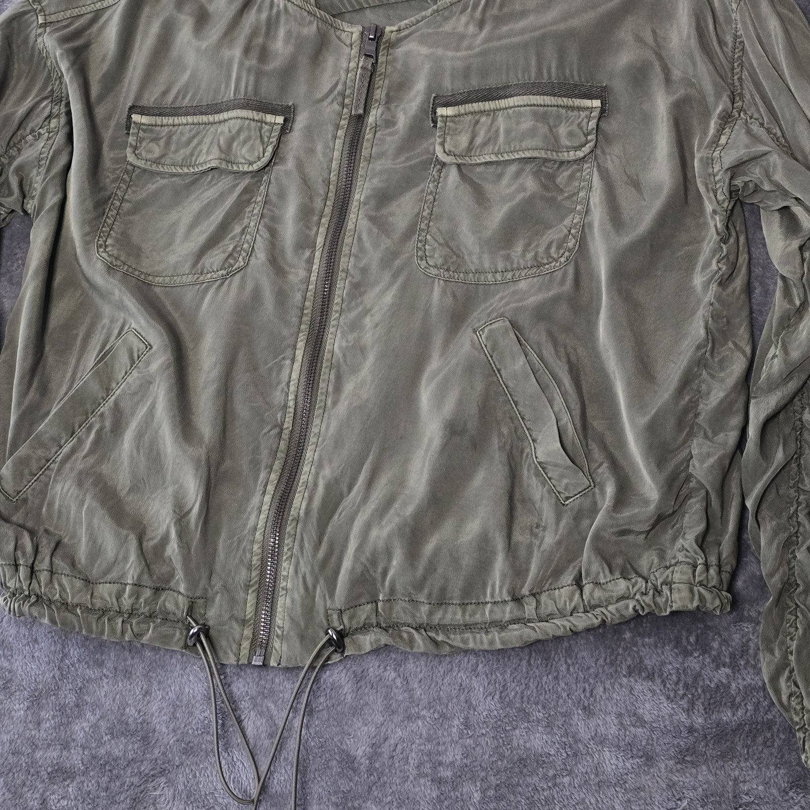 Marrakech Jacket Small Green Lightweight Hoodie C… - image 7