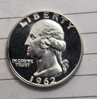 1962  Proof  Cameo Washington Quarter  (Q83) Please Note Shipping