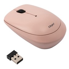 Digio2 Wireless Mouse, 3-Button, BlueLED, Pink