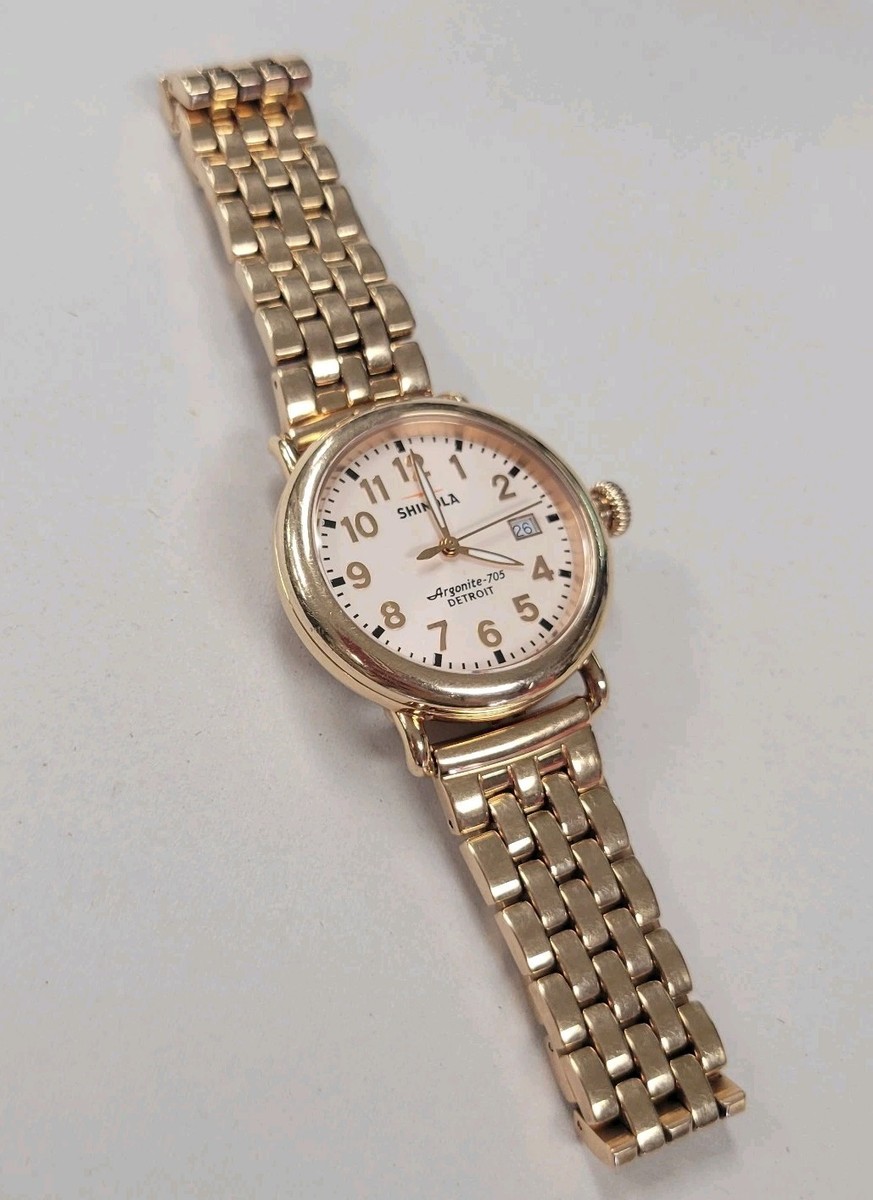 UNTESTED Shinola Watch Co. Argonite-705 Detroit All  display picture 2