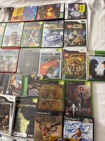vintage Video Game Lot 53 CIB + 26 Games Switch Ps2 Ps1 Xbox Ps3 Wii 80+ Games!