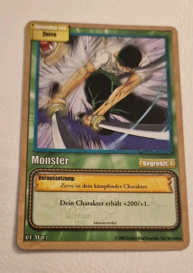 Tarjeta One Piece CE-W03 Monster...