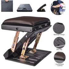 Foot Rest for Under Desk 4-Level Height Adjustable Ergonomic Foldable Footrest
