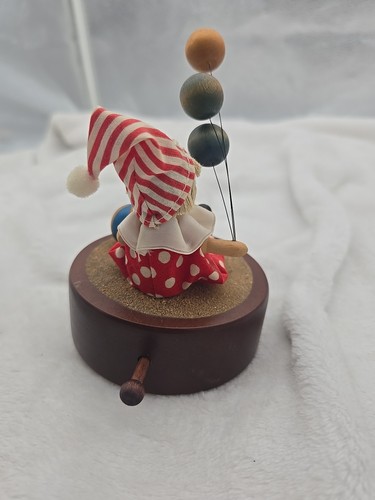 Vintage "Send in the Clowns" Dans Kinder Figur Clown Spieluhr Hummelwerk Japan - Bild 3 von 5
