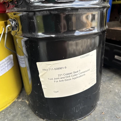 5gal 221 Copper Seal II Tool Joint and Drill Collor Compound For Anti-seize Appl
