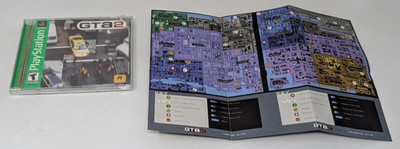 Grand Theft Auto 2 GTA 2 (PlayStation 1, 1999) CIB with Map PS1 Greatest Hits