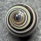 Handmade Marble Gold Lutz ( Corkscrew - Spiral ) 1 Inch +-  (S17) — photo 1