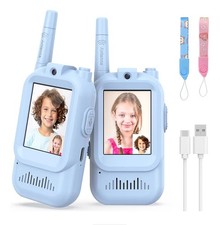 Walkie Talkies for Kids Pack of 2, Rechargeable Long Range Two Way Radios...