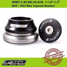 FSA ORBIT NO.42 C-40ACB 1-1/8"-1.5" IS42 / IS52 Bike Bicycle Tapered Headset