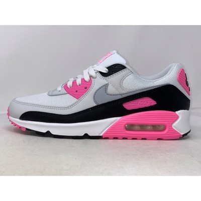 Nike Air Max 90 'Hyper Pink' Black White Sneakers, Size 10 BNIB