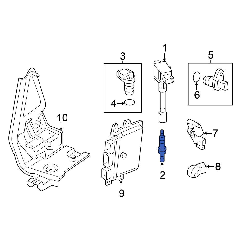 For Nissan Altima 2007-2008 Nissan 22401JD01B Spark Plug