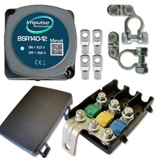 Automatik Trennrelais BSR140-12 12V 140A 3-fach Sicherungsverteiler Nachr&uuml;stkit
